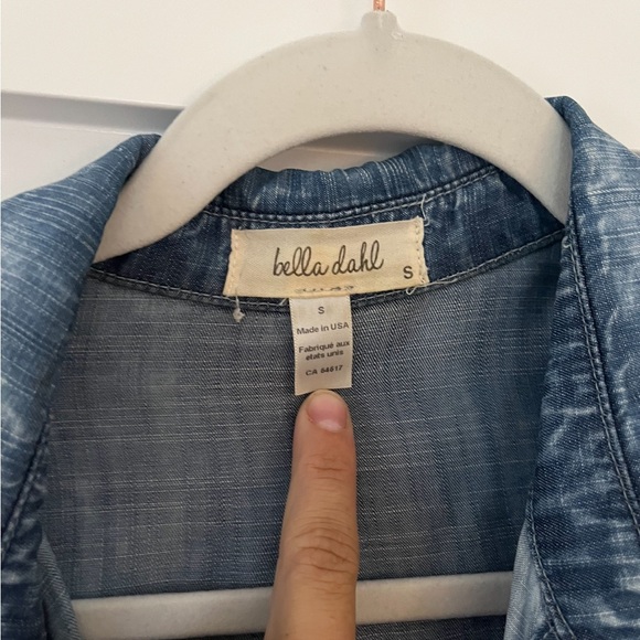 Bella dahl super comfy denim top! - Picture 2 of 2